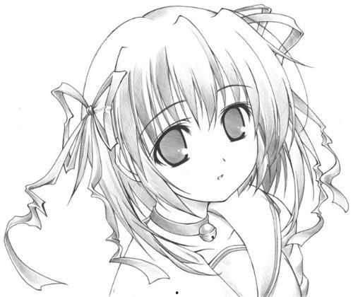 素描动漫,捕捉光影与灵魂的瞬间